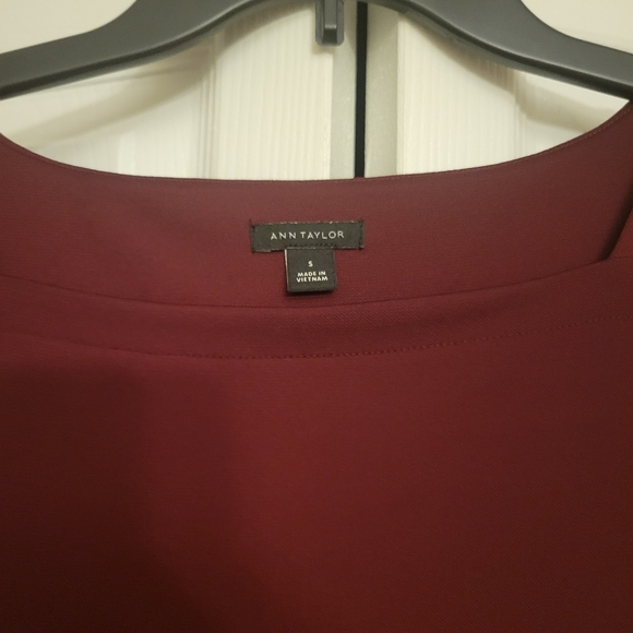 Maroon long sleeve blouse - Picture 3 of 4